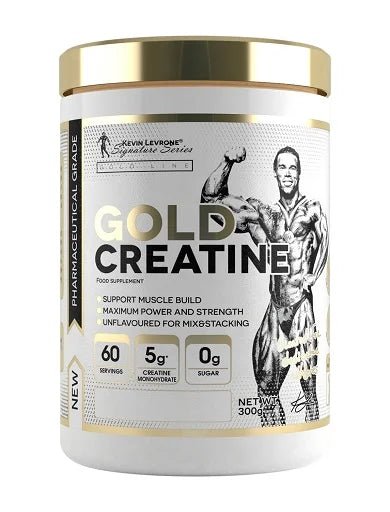 Kevin Levrone Gold Creatine – 300 g – 60 Portionen – Reines Creatin Monohydrat (Creatin) kaufen bei Linkreich – Jetzt entdecken!