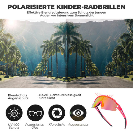 Kinder Fahrradbrille Polarisiert UV400 Schutz (Fahrradbrille) kaufen bei Linkreich – Jetzt entdecken!
