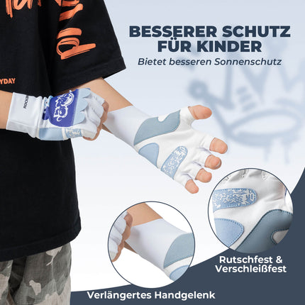 Kinder Halbfinger Fingerlose Fahrradhandschuhe (Fahrradhandschuhe) kaufen bei Linkreich – Jetzt entdecken!