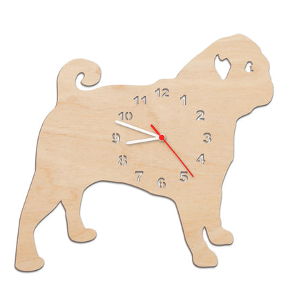 SEO. Kinder Wanduhr im Hunde Design - Natur Linkreich