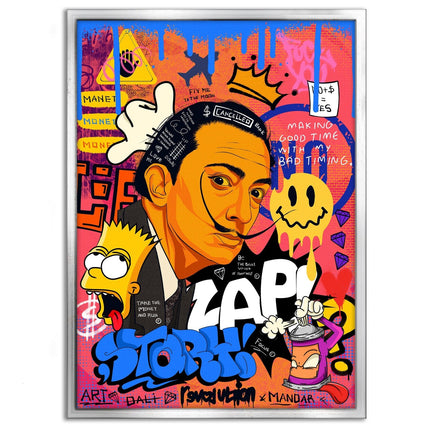 King Dali - Leinwandbild Pop Art (Canvas) kaufen bei Linkreich – Jetzt entdecken!