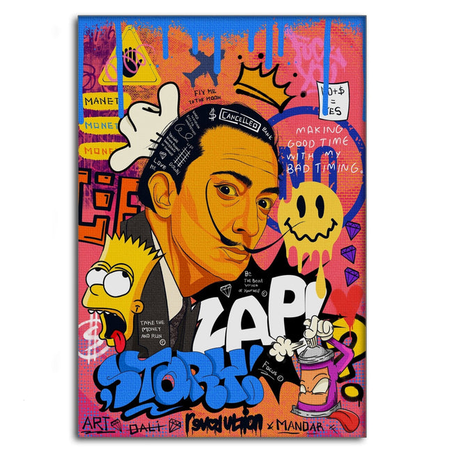 King Dali - Leinwandbild Pop Art (Canvas) kaufen bei Linkreich – Jetzt entdecken!