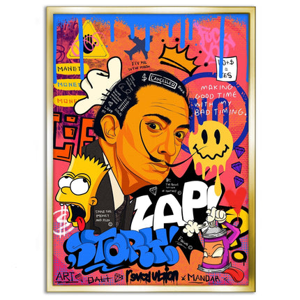 King Dali - Leinwandbild Pop Art (Canvas) kaufen bei Linkreich – Jetzt entdecken!