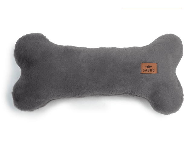 SEO. Kissen KUSCHELKNOCHEN Kuschelfell (vegan) - stone Linkreich