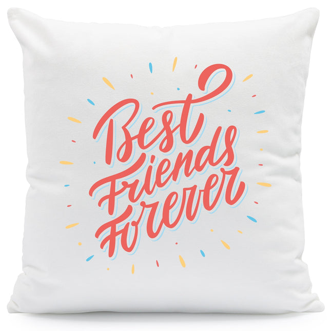 SEO. Kissen mit Spruch Best Friends Forever - mit Füllung Linkreich