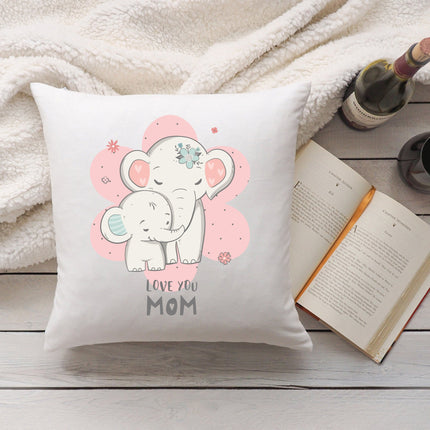 SEO. Kissen mit Spruch Elefanten Mama - mit Füllung Linkreich