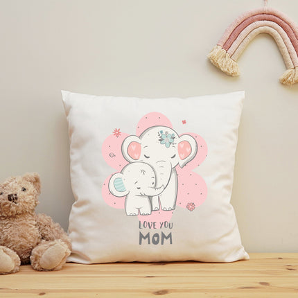 SEO. Kissen mit Spruch Elefanten Mama - mit Füllung Linkreich