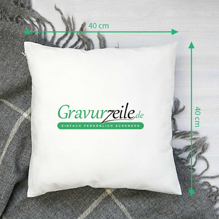 SEO. Kissen mit Weihnachtsmotiv - Personalisierbar - Let it snow - Weihnachtsdeko - Für Frauen & Männer - ohne Füllung Linkreich