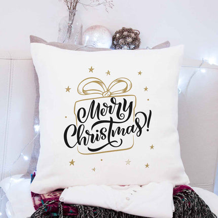 SEO. Kissen mit Weihnachtsmotiv - Weihnachtsgeschenk - Weihnachtsdeko - Geschenk für Frauen & Männer - ohne Füllung Linkreich