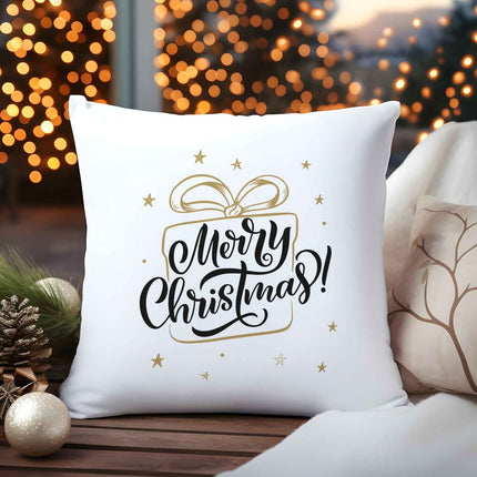 SEO. Kissen mit Weihnachtsmotiv - Weihnachtsgeschenk - Weihnachtsdeko - Geschenk für Frauen & Männer - ohne Füllung Linkreich