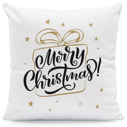 SEO. Kissen mit Weihnachtsmotiv - Weihnachtsgeschenk - Weihnachtsdeko - Geschenk für Frauen & Männer - ohne Füllung Linkreich
