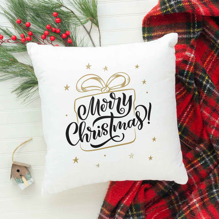 SEO. Kissen mit Weihnachtsmotiv - Weihnachtsgeschenk - Weihnachtsdeko - Geschenk für Frauen & Männer - ohne Füllung Linkreich