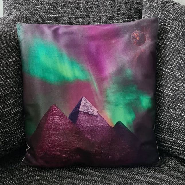 SEO. Kissenbezug Ägypten, Pyramiden & Sonnenfinsternis - 45cm x 45cm - Linkreich