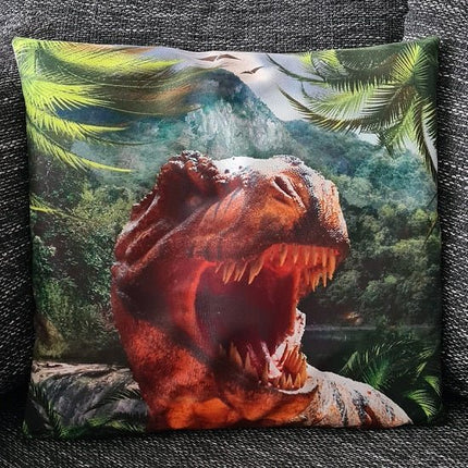 SEO. Kissenbezug Dinosaurier - Tyrannosaurus Rex - 45cm x 45cm - Linkreich