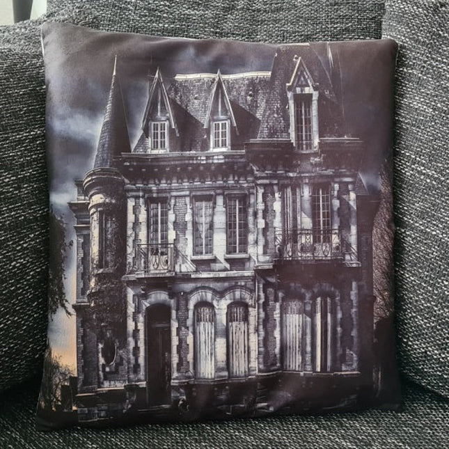 SEO. Kissenbezug Dunkle Villa / Scary House - 45cm x 45cm - Linkreich