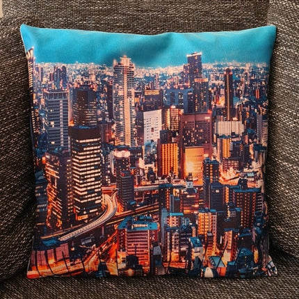 SEO. Kissenbezug Japan / Tokyo bei Nacht - 45cm x 45cm - Linkreich