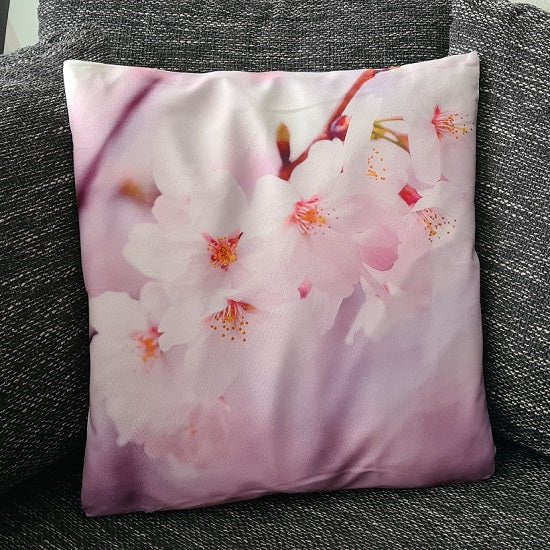 SEO. Kissenbezug Japanische Kirschblüte - 45cm x 45cm - Linkreich