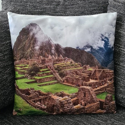 SEO. Kissenbezug Machu Picchu - Inka Stadt Ruinen - 45cm x 45cm - Linkreich