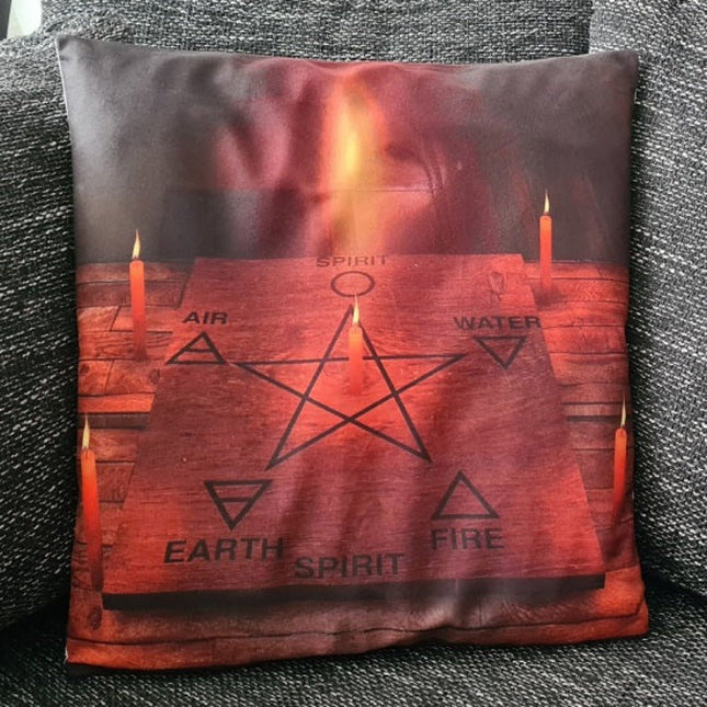 SEO. Kissenbezug Seance der Elemente / Spirit of Elements - 45cm x 45cm - Linkreich