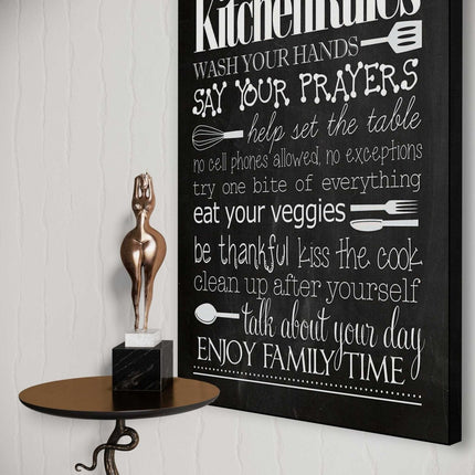 Kitchen Rules - Leinwandbild Lifestyle (Canvas) kaufen bei Linkreich – Jetzt entdecken!