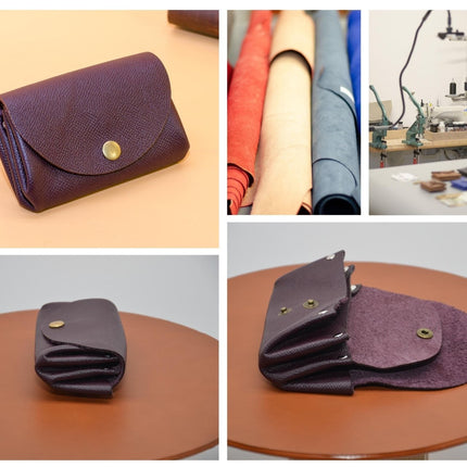 Kleine Geldbörse für Damen: Minimalistisches Portemonnaie, ideales Geschenk. Schlanke Brieftasche, Größe ca. 11,5x8x3,5cm. () kaufen bei Linkreich – Jetzt entdecken!