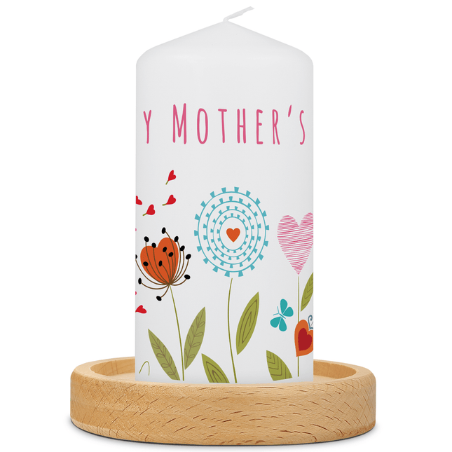 SEO. Kleine Kerze "Happy Mother's Day" zum Muttertag - Nein danke! Linkreich