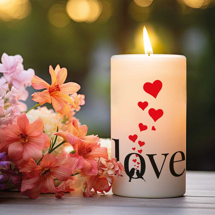 SEO. Kleine Kerze "Lovebirds" für Paare - Nein danke! Linkreich