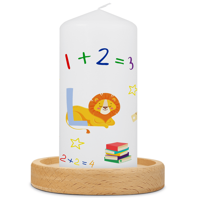SEO. Kleine Kerze "Tiere ABC" zur Einschulung - Nein danke! Linkreich