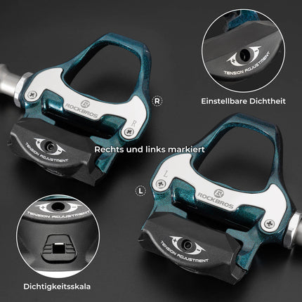 Klickpedale SPD Rennrad Pedale mit Einstellbarer Spannung (Fahrradpedale) kaufen bei Linkreich – Jetzt entdecken!