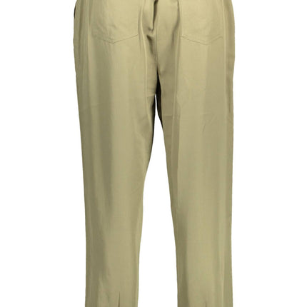 KOCCA Grüne Hose Damen – Lyocel Hosen für Frühjahr/Sommer | Elastischer Bund