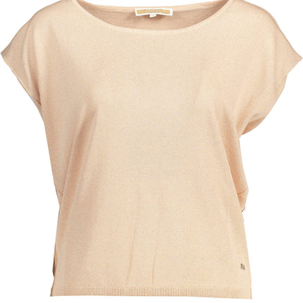 KOCCA Rosa Ärmelloses T-Shirt Damen – U-Boot-Ausschnitt für Frühjahr/Sommer