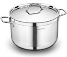 Kochtopf Edelstahl Korkmaz ALFA 28 Cm Induktion Edelstahl Poliert