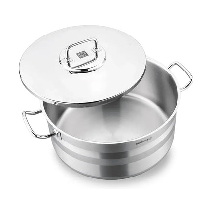 Kochtopf Edelstahl Korkmaz Astra 40 Cm Induktion Poliertes Edelstahl