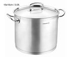 Kochtopf Edelstahl Korkmaz Gastro 16 Cm Induktion Poliertes Edelstahl