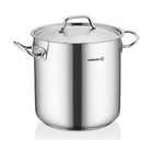 Korkmaz Proline Gastro Kochtopf extra tief 28 x 28 cm, 16,5 l – Edelstahl 18/10, Induktion