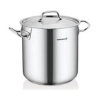 Korkmaz Proline Gastro Kochtopf extra tief 40 x 34 cm, 42,5 l – Edelstahl 18/10, Induktion