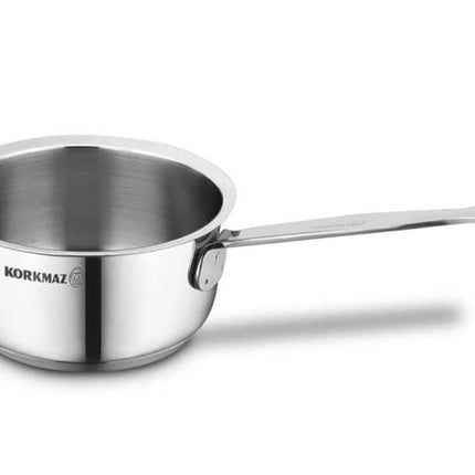 Kochtopf Edelstahl Korkmaz Minika Inox 12 Cm Induktion Poliertes Edelstahl