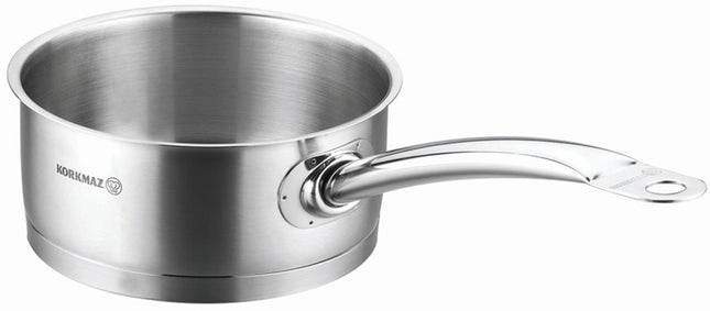 Kochtopf Edelstahl Korkmaz Pro Line 20 Cm Induktion Matt Edelstahl