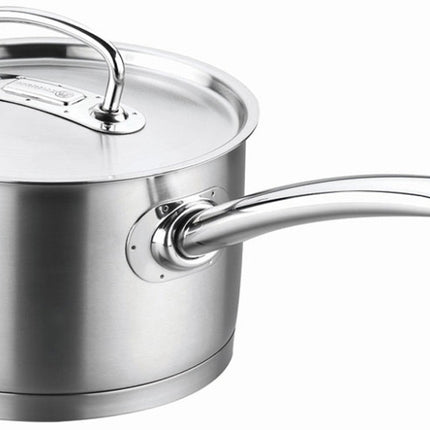 Kochtopf Edelstahl Korkmaz Pro Line 20 Cm Induktion Matt Edelstahl