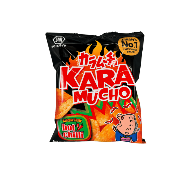SEO. KOIKEYA Karamucho geriffelte Kartoffelchips Hot Chili 60g - Linkreich