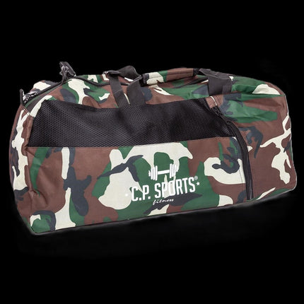 SEO. Kombi Sporttasche Groß - 3x Varianten in einem - Camouflage C.P.Sports - S5 - 1 - Linkreich