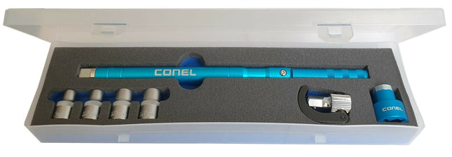 Kombi - Standhahnmutter - Schlüssel CONEL Kombi - Standhahnmutter - Schlüssel Set 4 - teilig – SW 9/10/12/13 mm in Box (Sanitär - Werkzeuge) kaufen bei Linkreich – Jetzt entdecken!