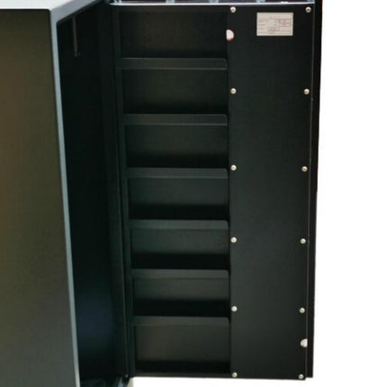 SEO. Kombi Waffenschrank HUNTER PANDA Kl. 1 (1500x690x410) max. 8 LW, Regal - RAL 7035 lichtgrau Linkreich