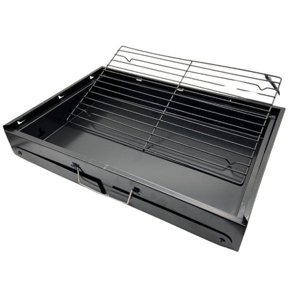 Kompakt Grill tragbar Klappgrill faltbar Outdoor Grill Camping Grill Picknick Grillgeraet 43x29cm