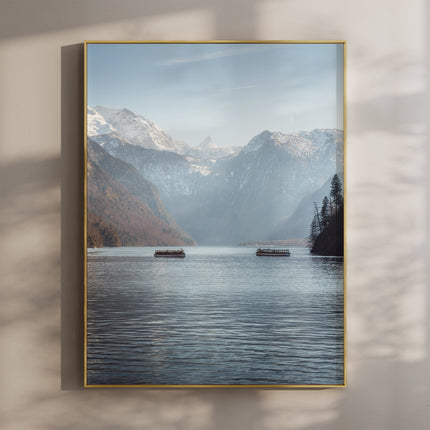 Königssee Wall Art Print – Bavarian Alps Lake –  Mountain Poster