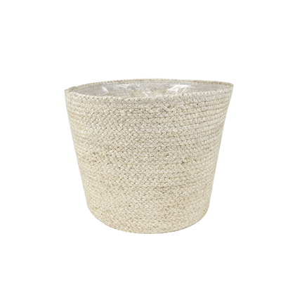 Korb Selin - Pflanzkorb & Aufbewahrungskorb - Ø22cm - Höhe 19cm - Dekorativer Korb für Pflanzen, Wohnzimmer & Badezimmer (Plant) kaufen bei Linkreich – Jetzt entdecken!