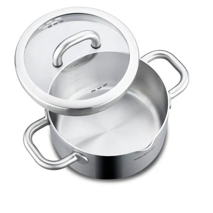 Korkmaz Alba Kochgeschirr - Set 8 - teilig – Edelstahl, induktionsgeeignet (Topfset) kaufen bei Linkreich – Jetzt entdecken!