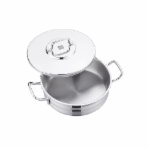 Korkmaz Astra2 Low Casserole 26×8,5 cm – Flache Edelstahl - Kasserolle mit Deckel (Kasserolle / Kochgeschirr) kaufen bei Linkreich – Jetzt entdecken!