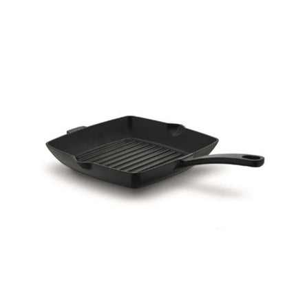 Korkmaz Casta Grillpfanne – 26 × 26 cm, Gusseisen, Induktion geeignet