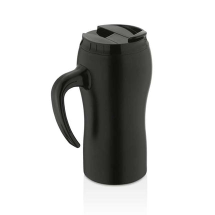 Korkmaz Comfort Thermobecher – Edelstahl, auslaufsicher, in Rot, Schwarz oder Grau (Thermobecher) kaufen bei Linkreich – Jetzt entdecken!